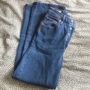 Levi's Blue Straight Leg Women's Jeans